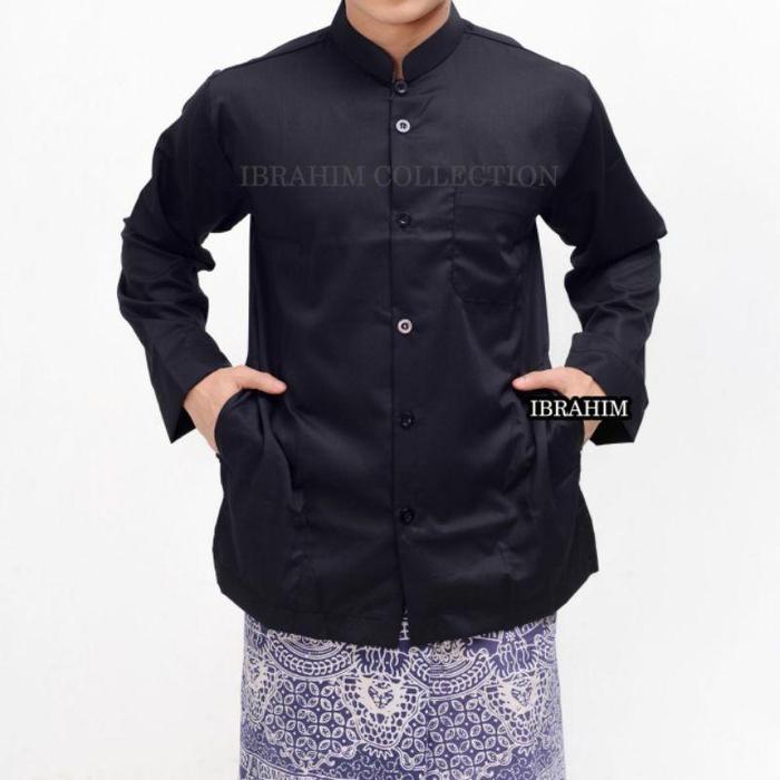 Hln Baju Koko Pria Dewasa Jumbo Xxxl Model Ammu Amu Koko Haibah Habib Habaib Lengan Panjang Warna