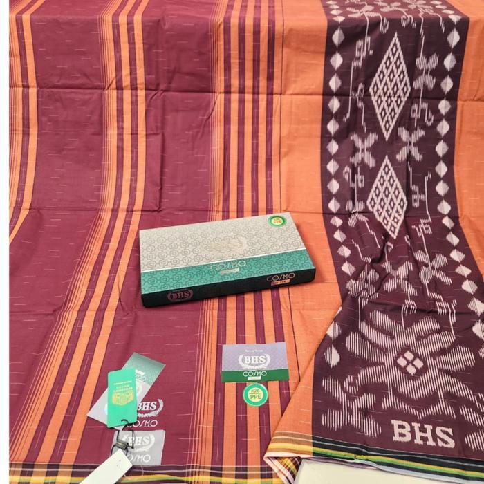 Sarung Bhs Cosmo Silver (Best Seller) Berbahan Viscose Blend Dengan Karakteristik Dingin Dan Kain