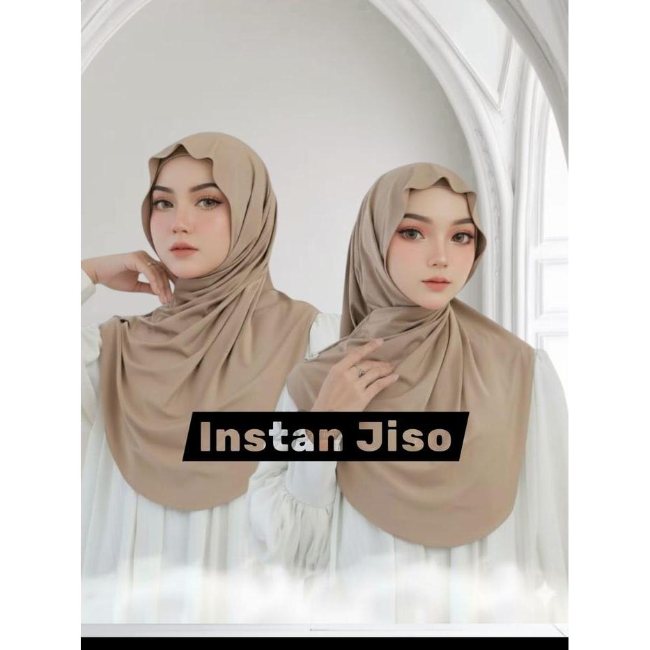 JISOO INNER - HIJAB INSTAN JISOO PLUS INNER SIZE L / HIJAB PASHMINA INNER JISO MELEYOT