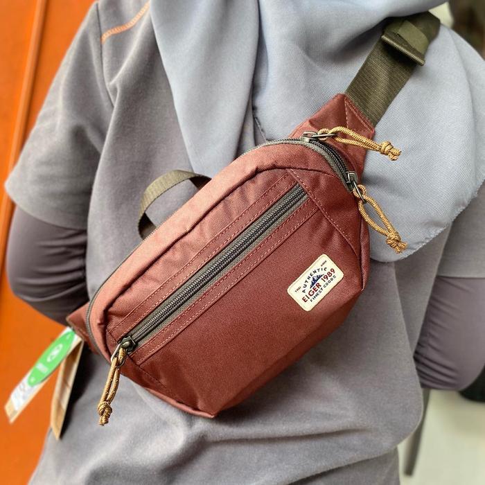 Tas Pinggang Pria Eiger Grapnel Waist 1A Tas Selempang Original