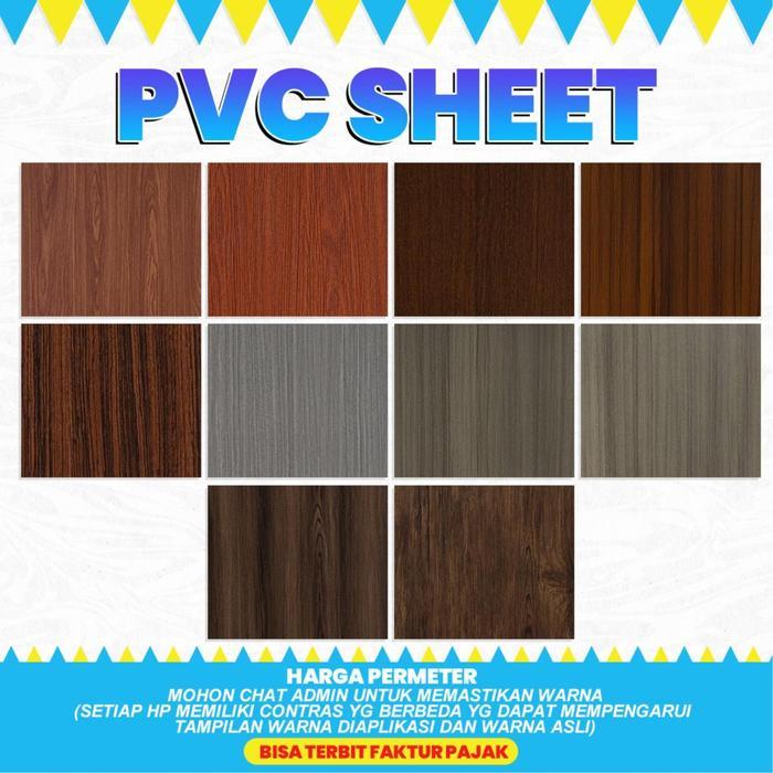PVC SHEET WINSTON GRAINS WOOD DECOSHEET. NO KERTASIVE 