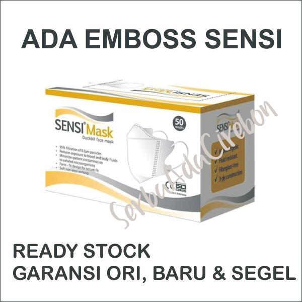 SENSI MASKER DUCKBILL 1 BOX ISI 50 PCS