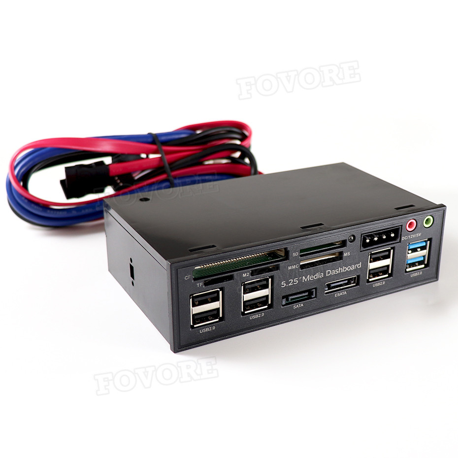 5.25 USB 3.0 front panel PC usb2.0 connector header adapter computer case USB3.0 front panel usb 2.0