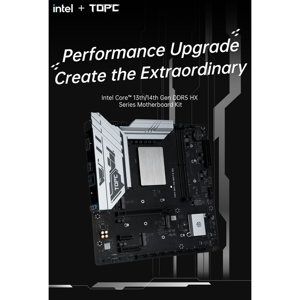 TOPC Motherboard i9-13900HX/13950HX/14900HX i7-14700HX/13700HX/13850HX/14650HX i5-14500HX DIY