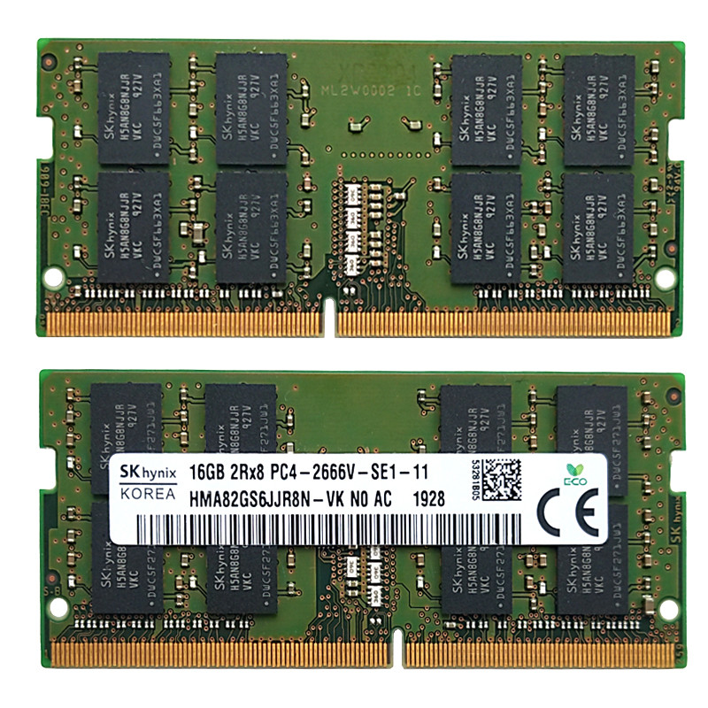 SK hynix 4GB 8GB 16GB 32GB PC4 1RX8 1RX16 2RX8 2133P 2400T 2666V 3200AA Laptop memory DDR4 SODIMM