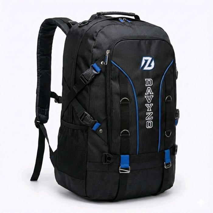 Eiger - Tas Ransel Carier Gunung 60L Jumbo Travel Mudik Pria Wanita Bahan Nylon Tebal 2 Ruang