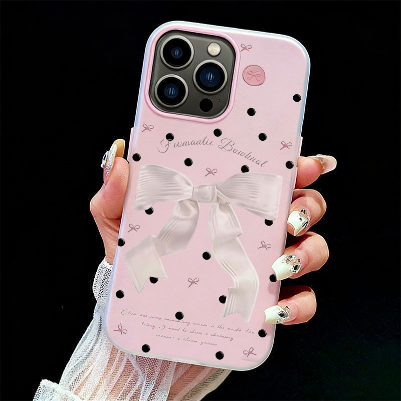 Cute Pink 2-In-1 Cair Aesthetic Case Hp Infinix C81 Pro X8 Pro Max Smart 20 Note 60 Pro Hot 60 Pro 6