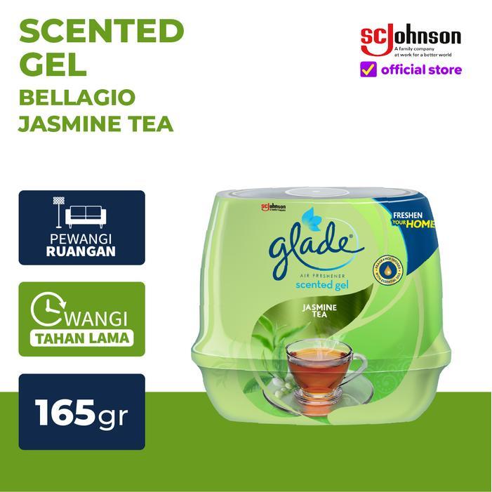 [] GLADE SCENTED GEL JASMINE TEA - Pengharum Kamar Mandi