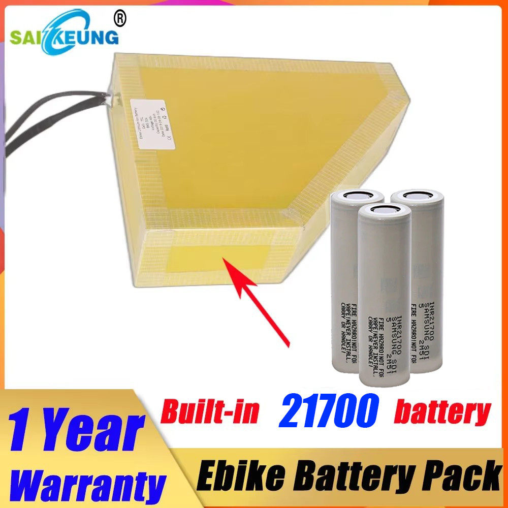 Electric Bike Triangle 72V 60V 52V 60AH Battery Cham Rider Battery 48v 45ah 50ah 40ah 30 25AH 100A