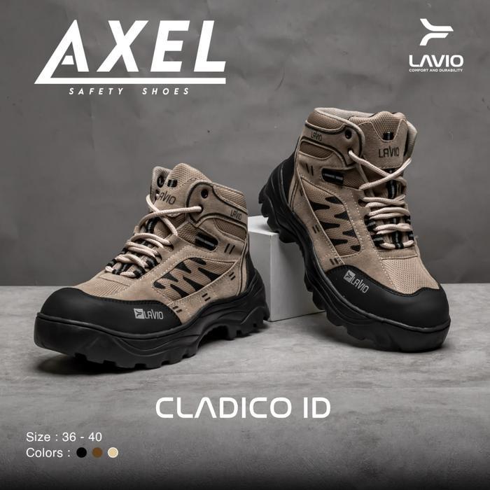 Eiger - Sepatu Gunung Pria Outdoor Hiking Lapangan Touring Axel Original Cowok Mood Booster