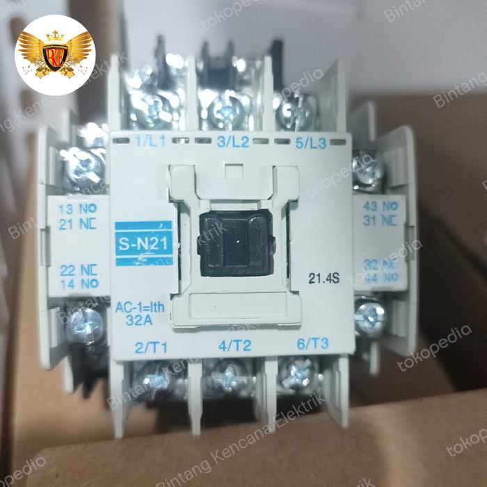 Kontaktor Mitsubishi S-N21 Sn21 Sn-21 Contactor Mitsubishi Sn 21