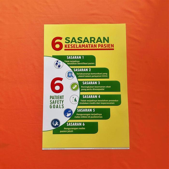 Poster 6 Sasaran Keselamatan Pasien