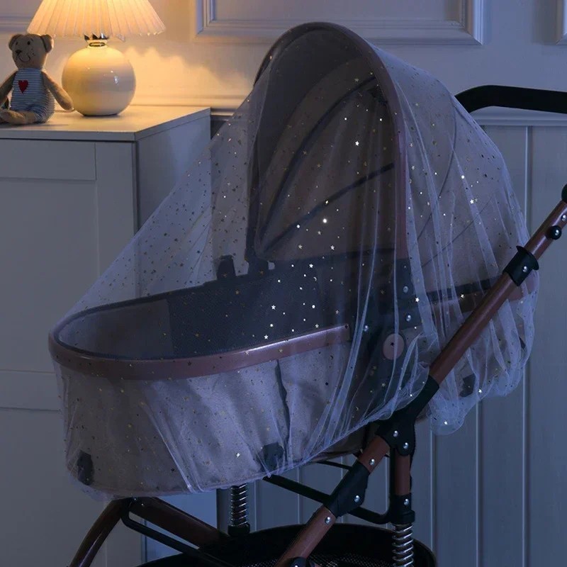 Baby Stroller Mosquito Net Pushchair Cart Insect Shield Net Baby Stroller Accessories Mesh Safe