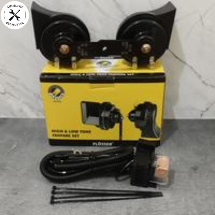 Klakson Flosser Germany + Kabel Set Klakson Untuk Mobil / Motor