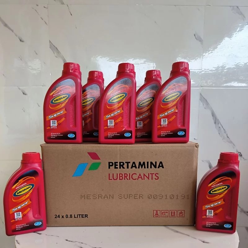 1 Dus Oli Mesran super 800ml per dus 24botol..20w-50