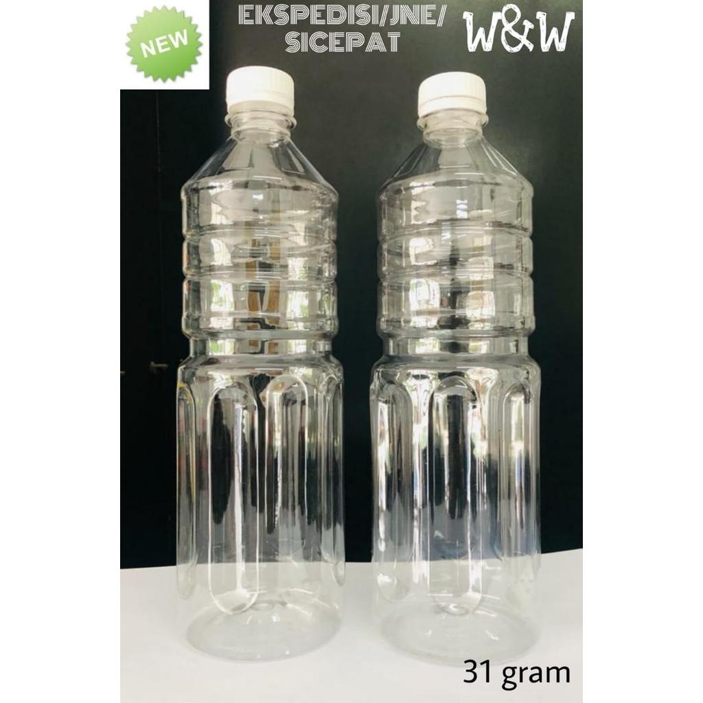Botol Plastik 1 Liter / 1000 ml PET /JUS/KALE/ 1000ml / Minyak Goreng
