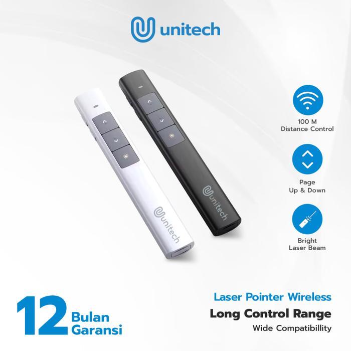 Unitech Laser Pointer Wireless Alat Presentasi Pen 50m Kontrol