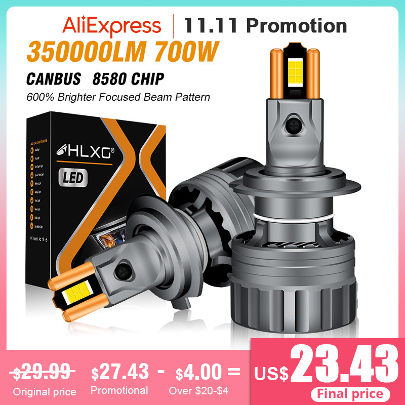 H7 LED Canbus H11 H1 H4 350000LM 700W H11 HB3 9005 HB4 9006 H8 9012 HIR2 LED Car Headlight Bulbs Aut