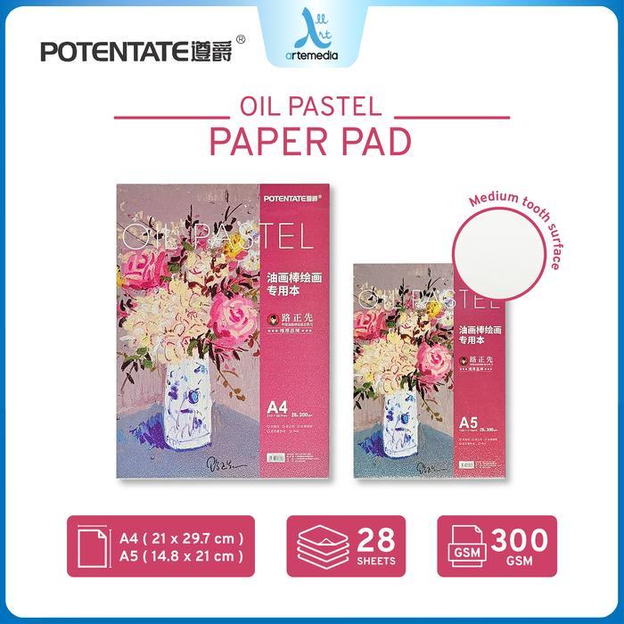 Potentate Oil Pastel Paper Pad Kertas Gambar