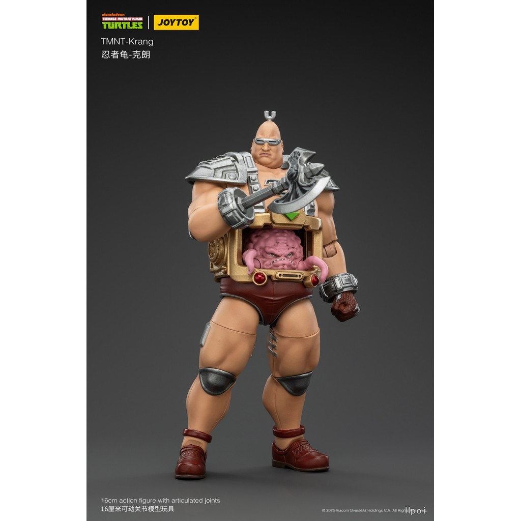 JOYTOY 1/18 Action Figure TMNT-Krang Prime Model Toy Gift