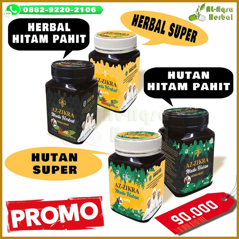 Madu Az Zikra Hutan - AzZikra Herbal - Azikra manis - Az-Zikra pahit - Zikra Super