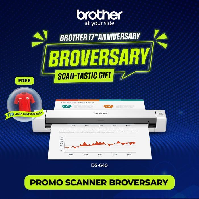Brother Mobile Scanner Ds-640, Scanner Mobile Brother Ds-640