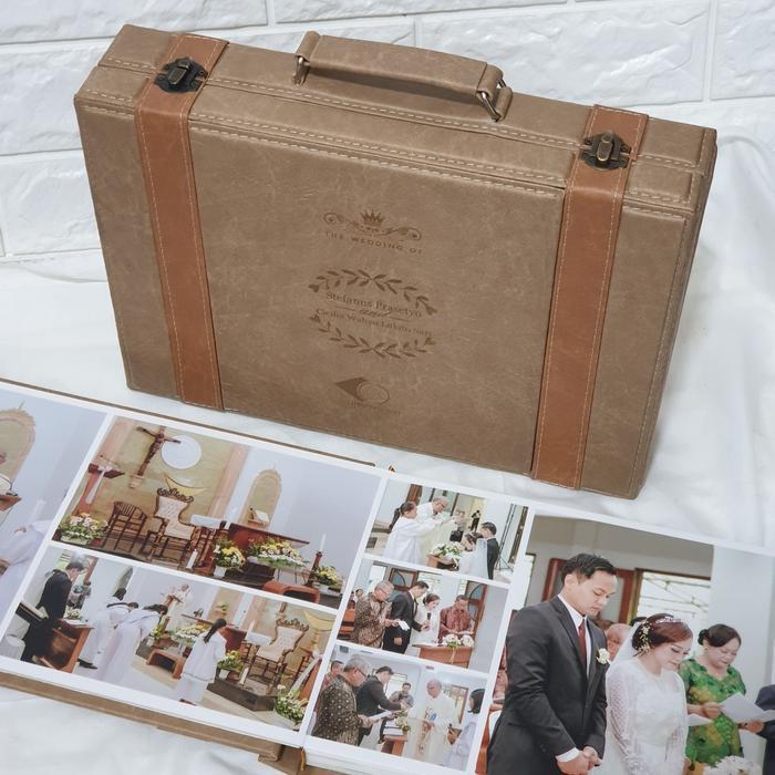 Khusus Gosend Cetak Foto Album Kolase Magazine 20X30 Cm / Photo Wedding / Hardcover