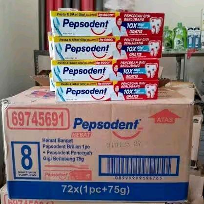 Pepsodent Pasta Gigi Pepsodent 75gr Harga 1 Karton 345.000