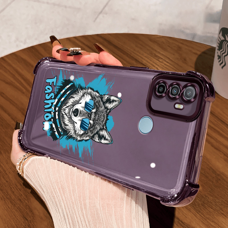 Casing Hp untuk OPPO A53 2020 A53s A32 A33 2020 Case Serigala Keren  Kasing Cesing Sembunyikan Airba