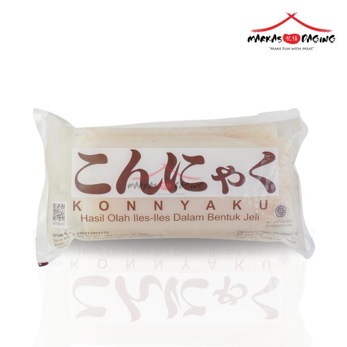 Konyaku Blok Konnyaku Block Touki Shirataki Balok 500g Umbi Porang - markasdaging