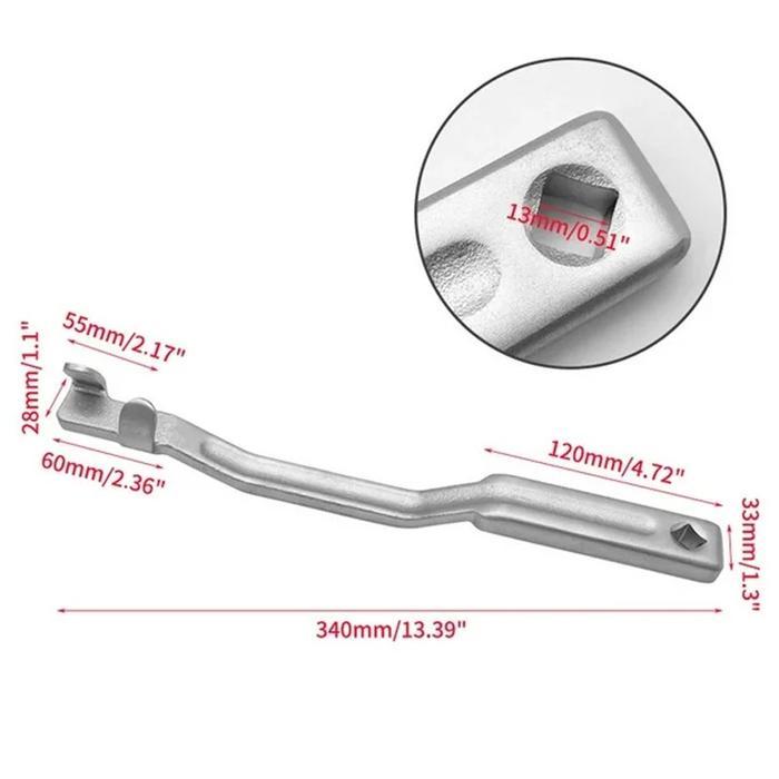 Ekstensi Kunci Inggris Pas Ring Batang Socket Ekstensi Kunci 13,3 inch Kunci Bengkel Otomotif Alat