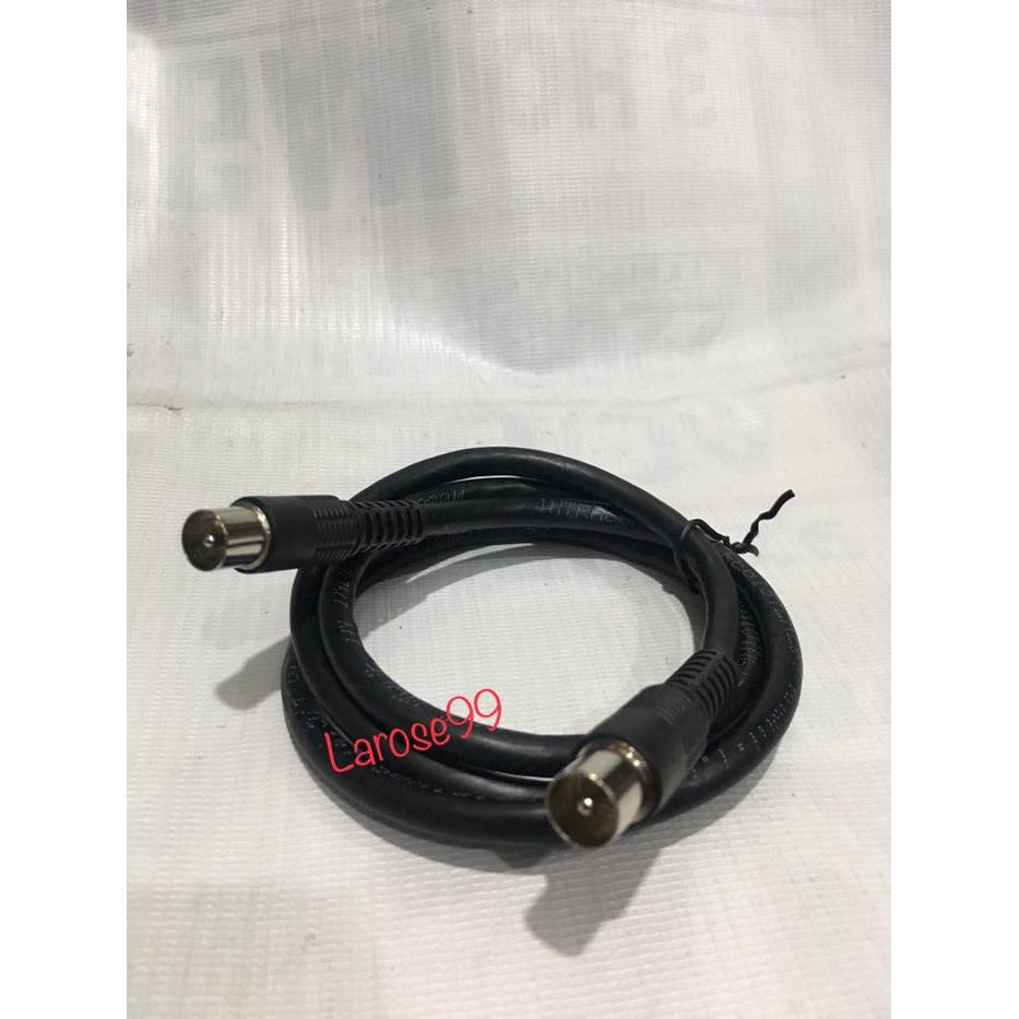 N3W Colokan Antena Dari TV Ke Tembok Kabel 1 Meter Kabel Antena Extention