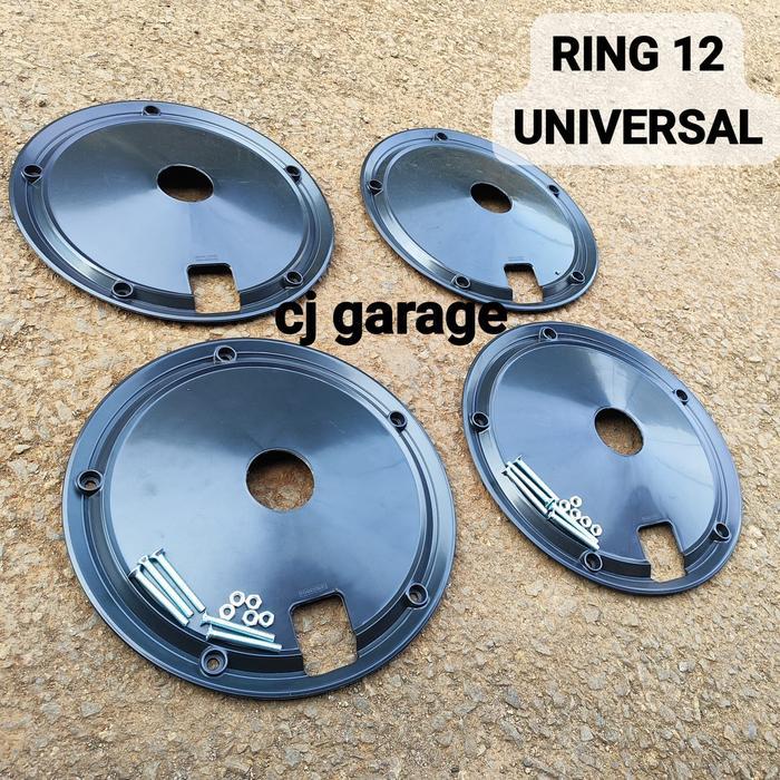 Wheeldop Metic Ring 12 Universal Abs Hitam Set Baud Wildop Ring 12 Semua Metik Fazio Scoopy Wheel