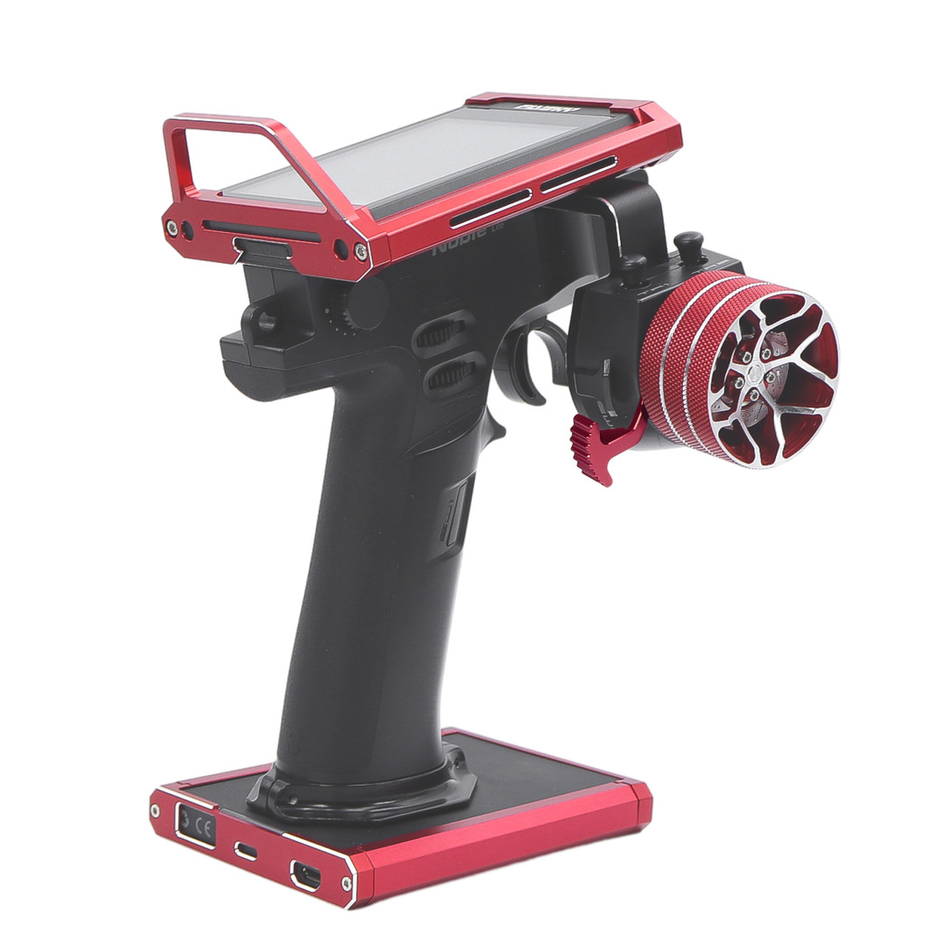 CNC Metal Transmitter Protector Frame Bracket Carrying Handle For Flysky Noble NB4 / NB4 Pro Remote