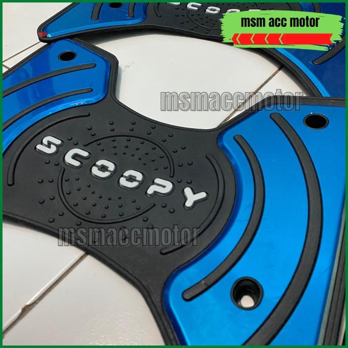 KARPET SCOOPY NEW 2025 ORIGINAL AHM HONDA ALAS PIJAKAN KAKI MOTOR BISA UNTUK SCOOPY TAHUN 2020 2021
