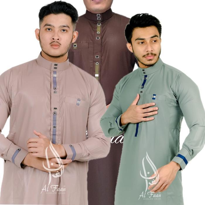 Jubah Slimfit Apk50 Jubah pria Slimfit Gamis Jubah Pria Muslim jubah alfaan gamis pria Alzan busana