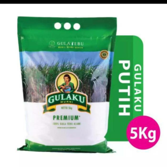 Gulaku 5 Kg Premium/ Gula Pasir Gulaku 5 Kg