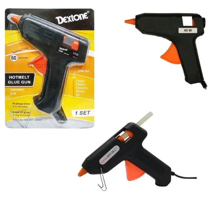 PAKET HEMAT ALAT GLUE GUN LEM TEMBAK FREE LEM