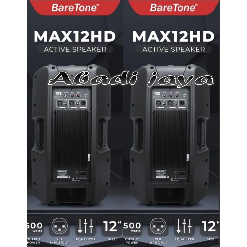 Speaker Aktif Baretone 12Inch Max12Hd Max 12Hd Baretone Max12 Hd 500W Terjamin
