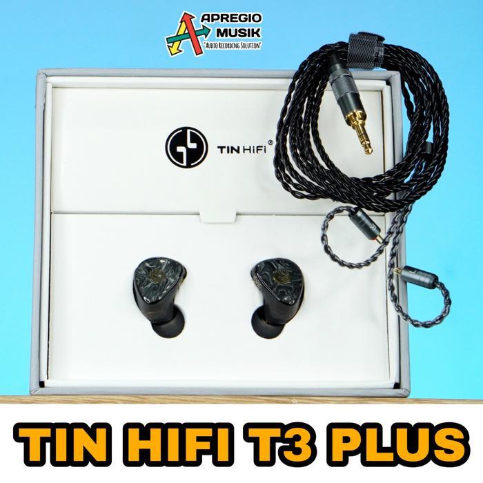 Tin Hifi T3 Plus 10Mm Lcp Diaphragm Driver Iem Earphone Terpercaya