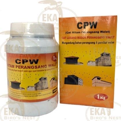 NEW PRODUCT CAT PEMIKAT BURUNG WALET (CPW) HITAM UNTUK PEMANCINGAN & PENGALIHAN LUBANG