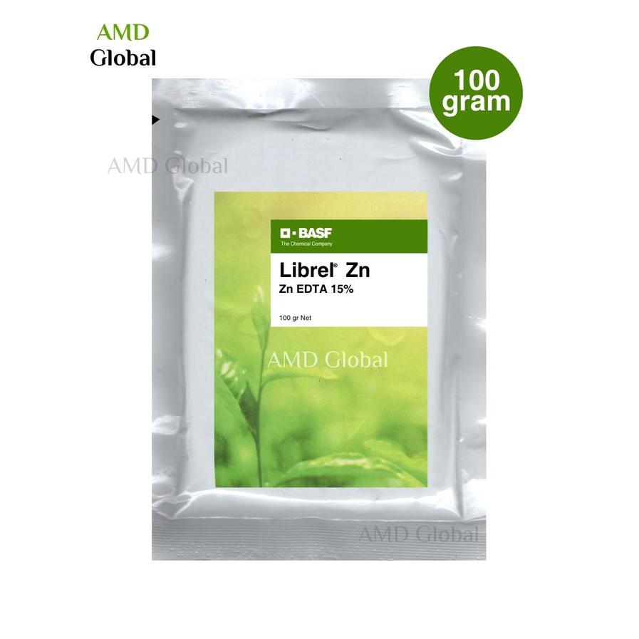 Pupuk Mikro Librel Zinc Zn EDTA Chelate 15% BASF 100 Gram