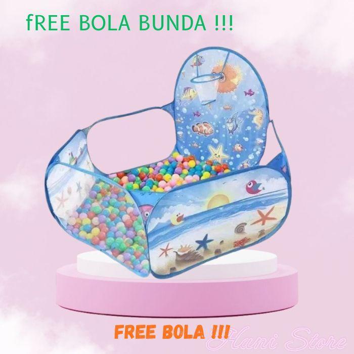 KOLAM MANDI BOLA TENDA KERANJANG MANDI BOLA ANAK TENDA MANDI BOLA FREE BOLA