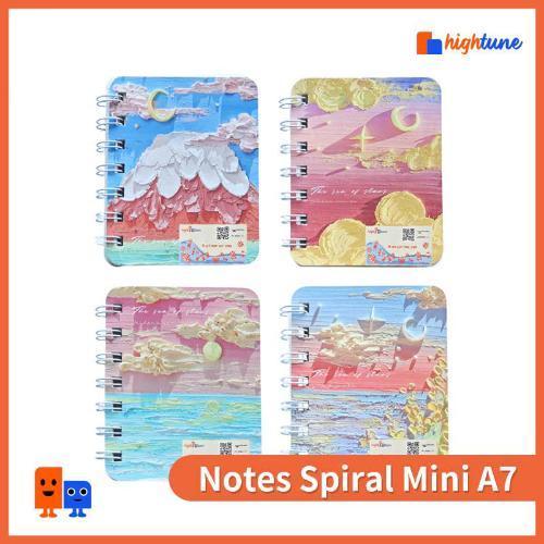 . Hightune Buku Spiral A7 Buku Notebook Tulis Empat Model Dikirim Secara Acak Seri Samudra Bintang