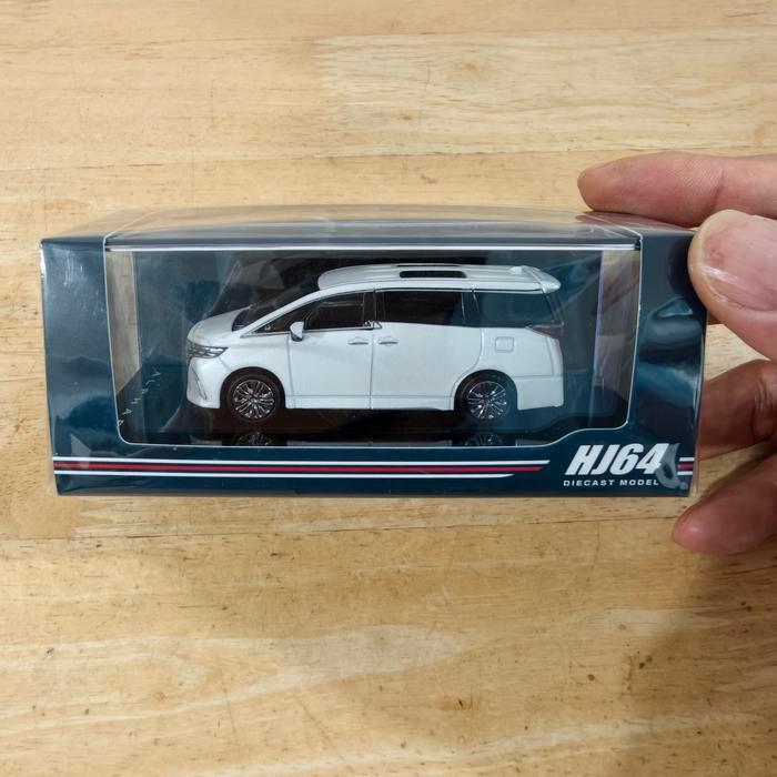 HJ64 Hobby Japan HJ641076AW Lexus LM500h RHD 4 seater Sonic Quartz Diecast Hobby Koleksi Mobil