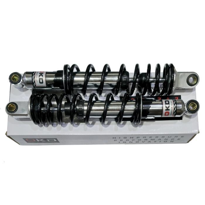 Shock Belakang 340 Mm Okd Chrome Hitam