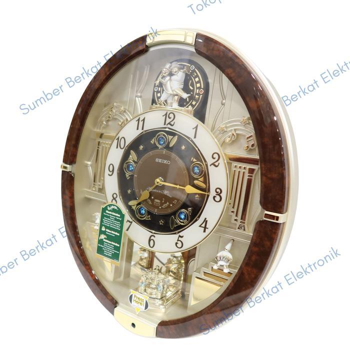 Jam Dinding Melodies Seiko Qxm289B Melodies In Motion Original Terpercaya