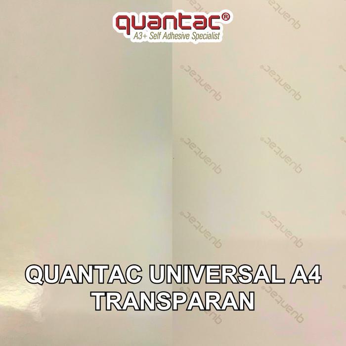 QUANTAC UNIVERSAL Sticker Vinyl A4 Stiker Digital Print - REPACK