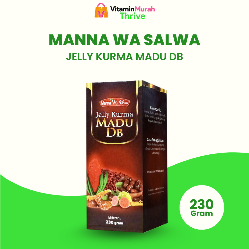 JELLY KURMA MADU DB MANNA WA SALWA ISI 230 Gr