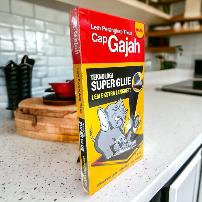 "New" 10 PCS Lem Tikus Super Lengket Cap Gajah dan Elephant dengan Daya Rekat Sangat Kuat